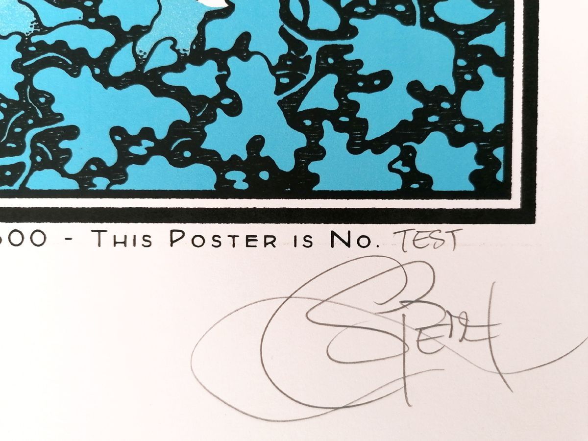 Editions d'art de CHUCK SPERRY a pour titre GHOSTS OF THE FOREST TEST BLUE style figuratif dim : CHUCK SPERRYprix:600
