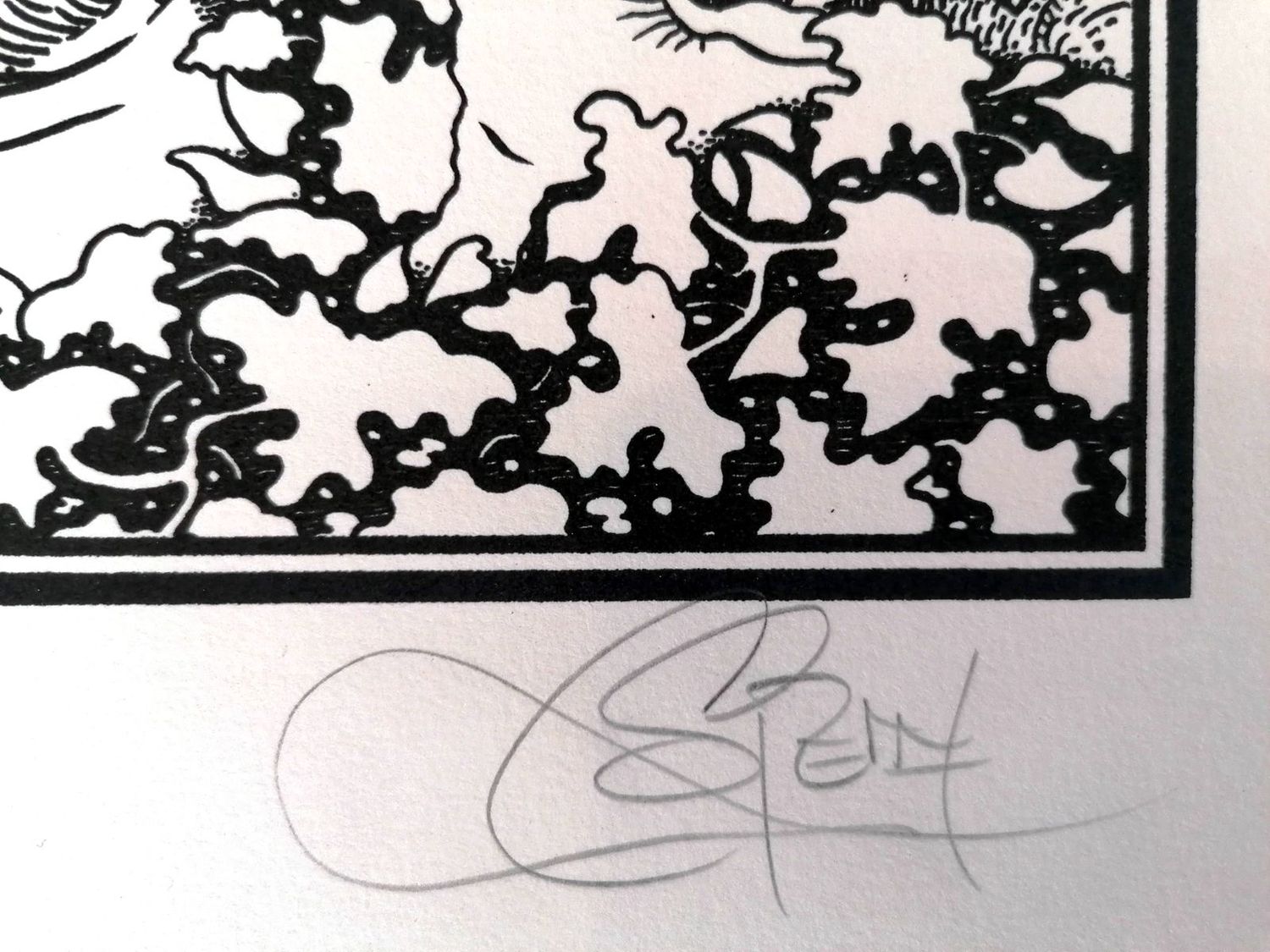 Editions d'art de CHUCK SPERRY a pour titre GHOSTS OF THE FOREST BW TEST style figuratif dim : CHUCK SPERRYprix:400