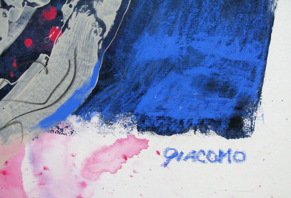 Tableau de GIACOMO a pour titre ECLOSION style abstrait dim : GIACOMOprix:1500