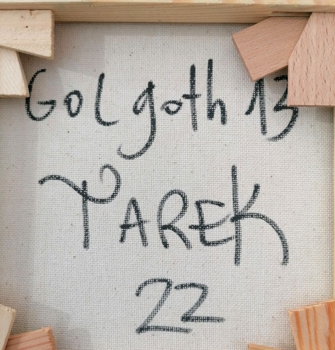 Tableau de TAREK a pour titre Golgoth 13 style street art dim : TAREKprix:140