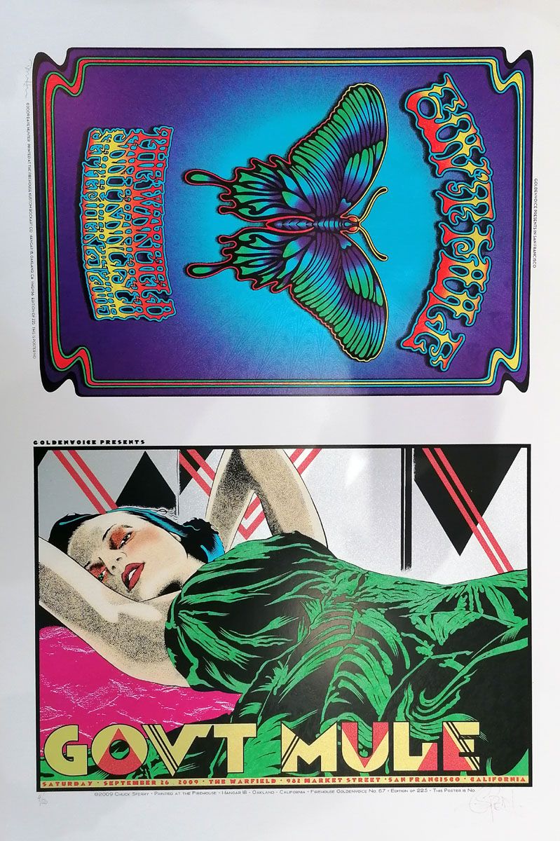 Editions d'art de CHUCK SPERRY a pour titre GOV'T MULE style figuratif dim : CHUCK SPERRYprix:600