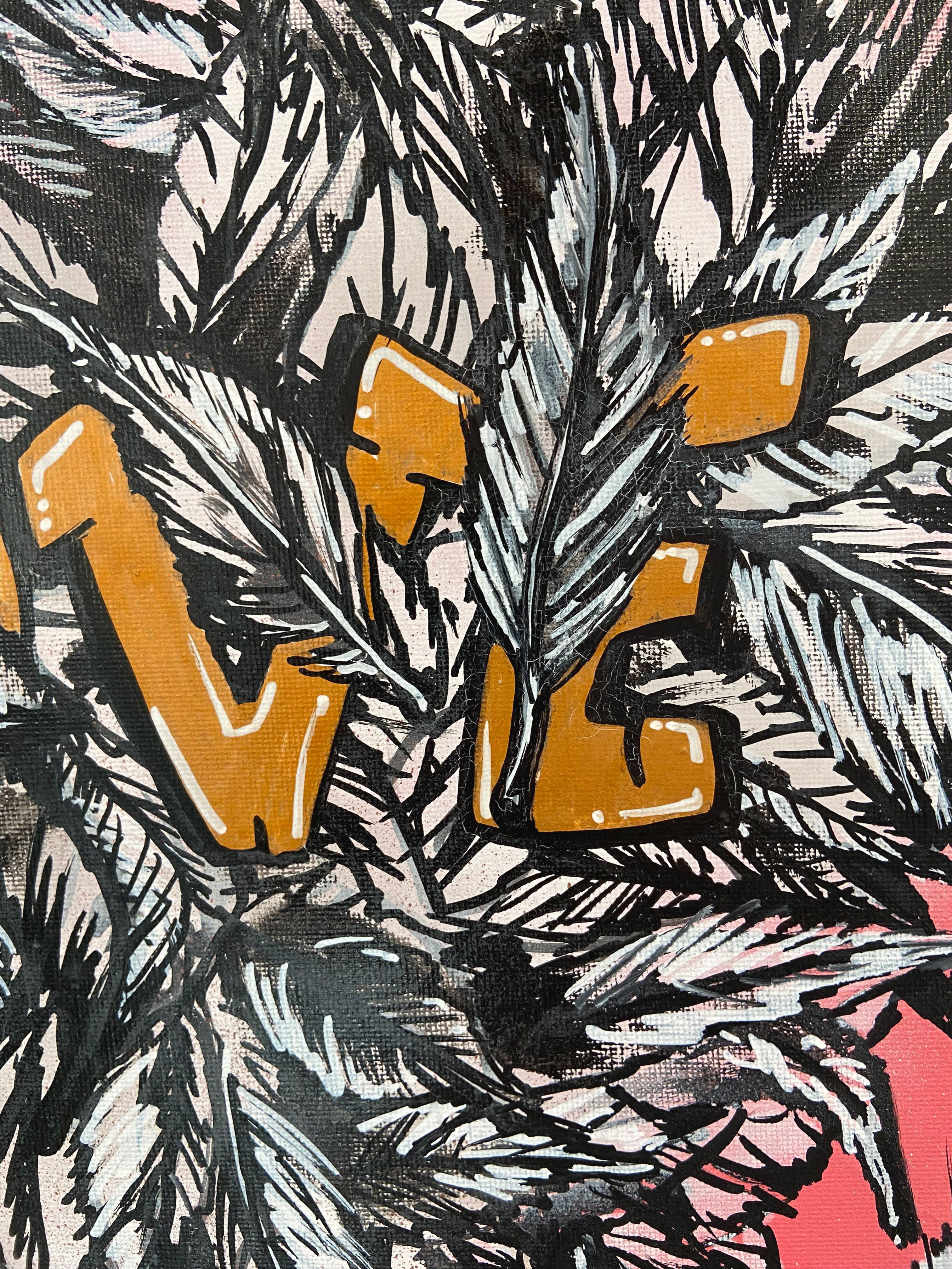Tableau de GUTI a pour titre Douceur style street art dim : GUTIprix:250