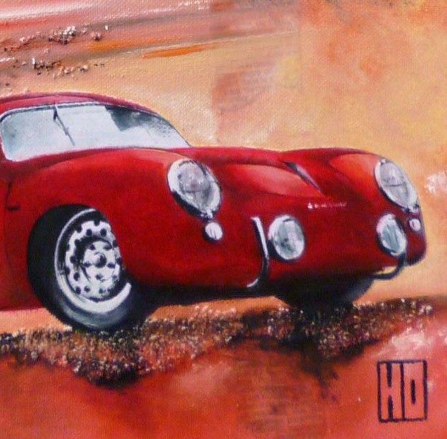 Tableau de HUBERT OLLIVIER a pour titre CONNECTION style figuratif dim : HUBERT OLLIVIERprix: