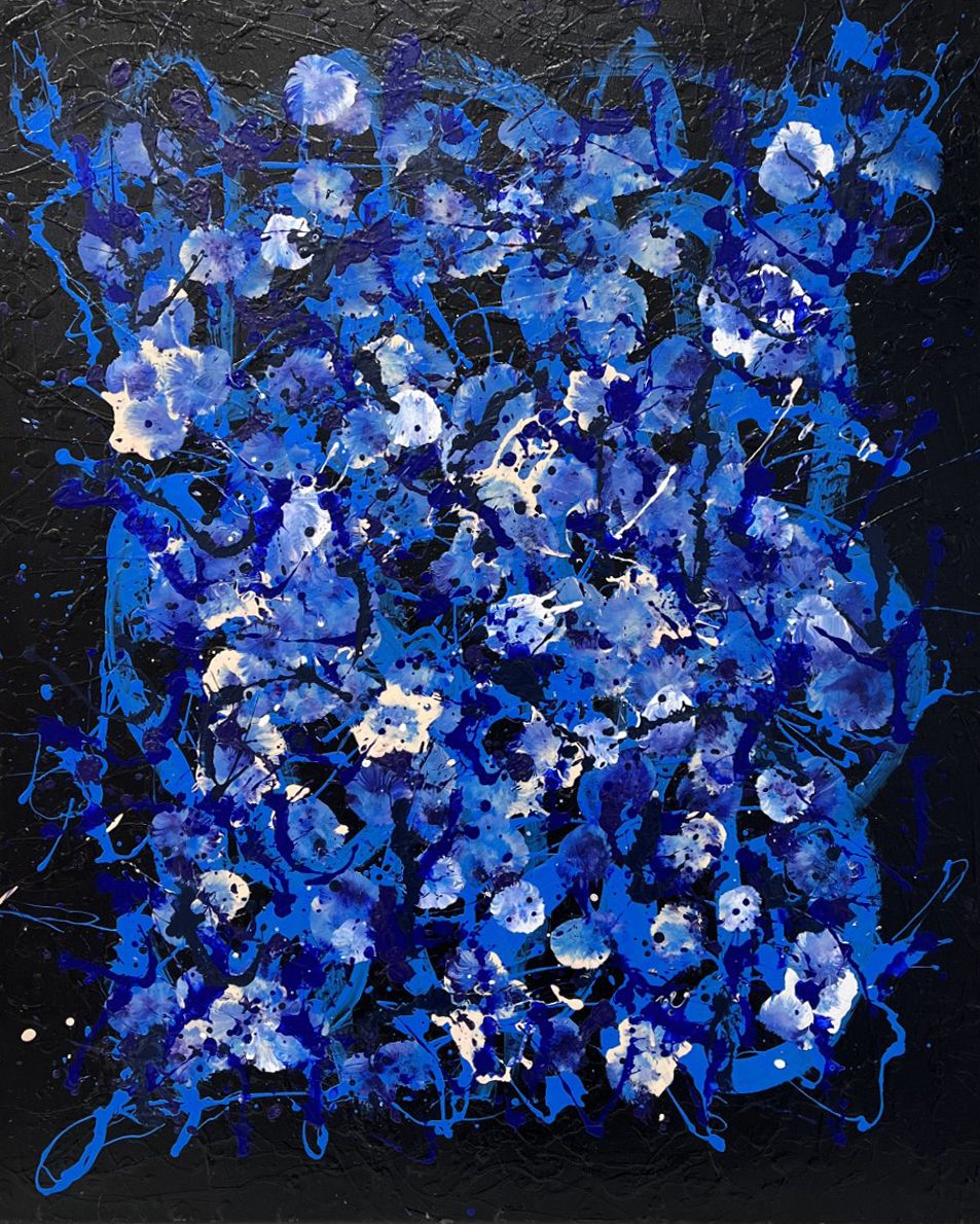 Tableau de STEPHANE RIME a pour titre Noname D1 style abstrait dim : STEPHANE RIMEprix:690