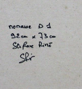 Tableau de STEPHANE RIME a pour titre Noname D1 style abstrait dim : STEPHANE RIMEprix:690