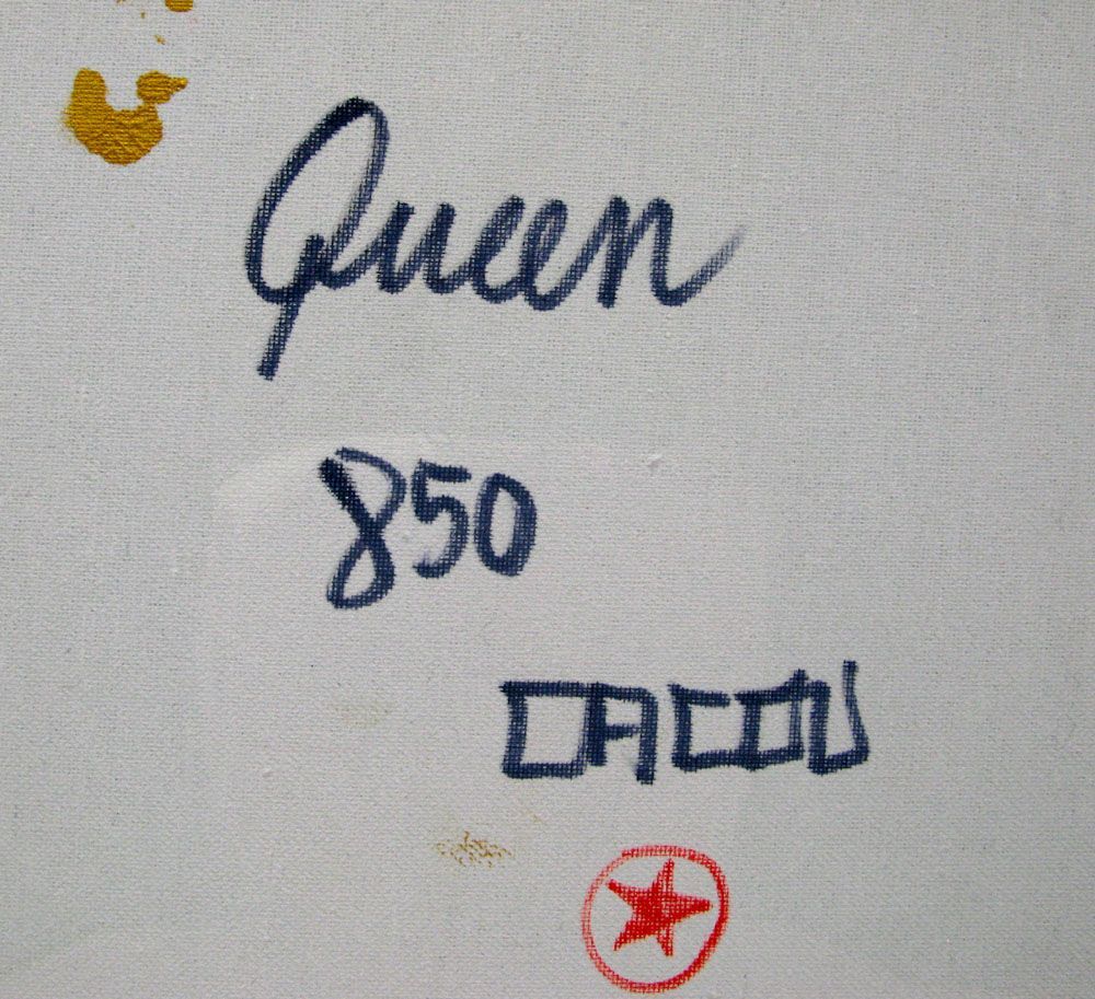 Tableau de CACOU a pour titre Queen style graphique dim : CACOUprix:150