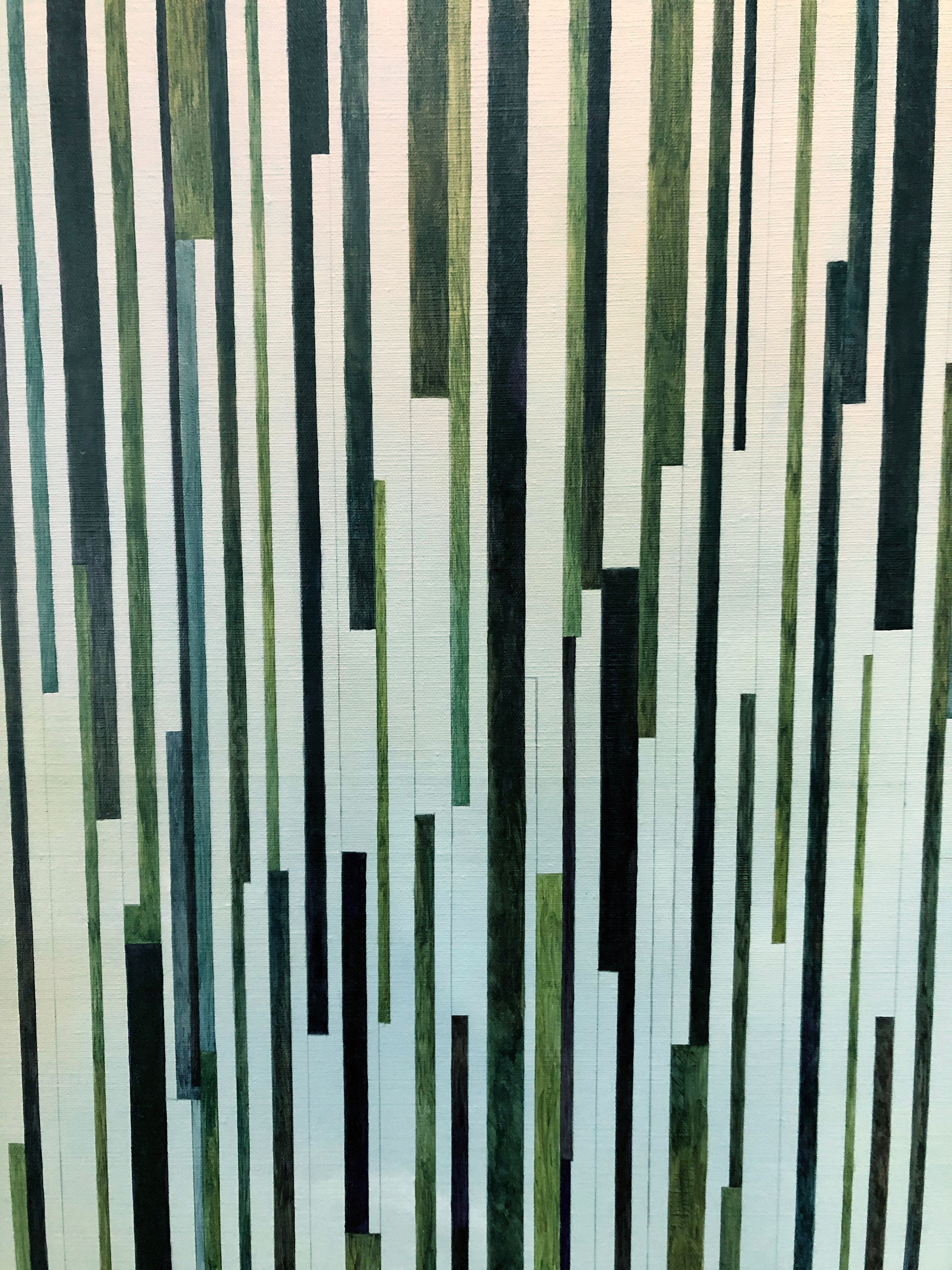 Tableau de NASH a pour titre Peinture abstraite : Slide style abstrait dim : NASHprix:850
