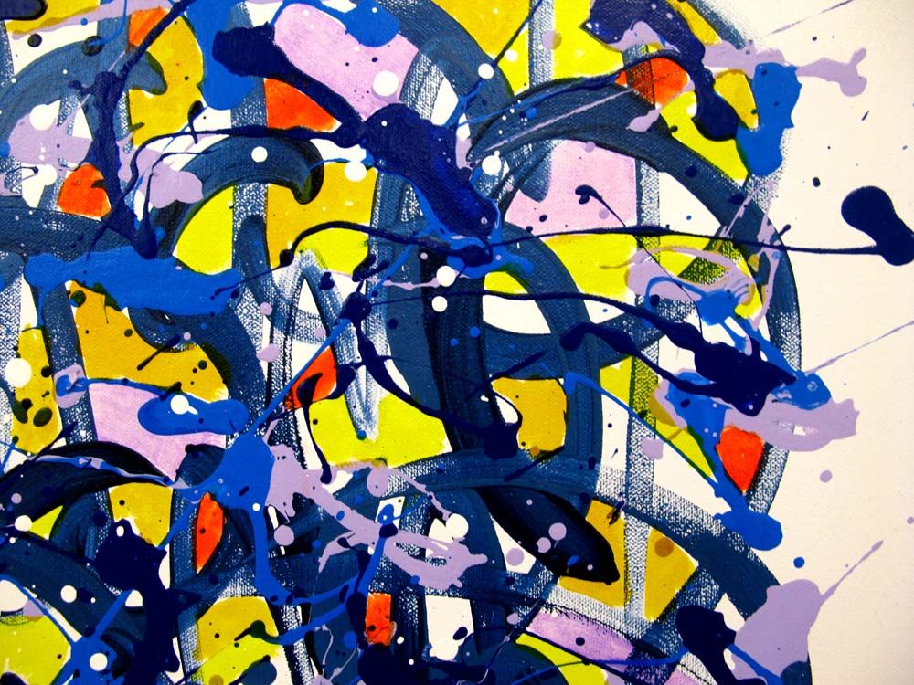 Tableau de STEPHANE RIME a pour titre Noname E19 style abstrait dim : STEPHANE RIMEprix:250