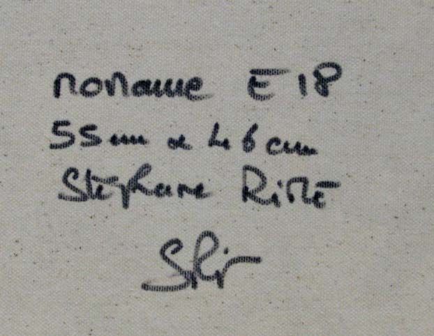 Tableau de STEPHANE RIME a pour titre Noname E18 style abstrait dim : STEPHANE RIMEprix:250