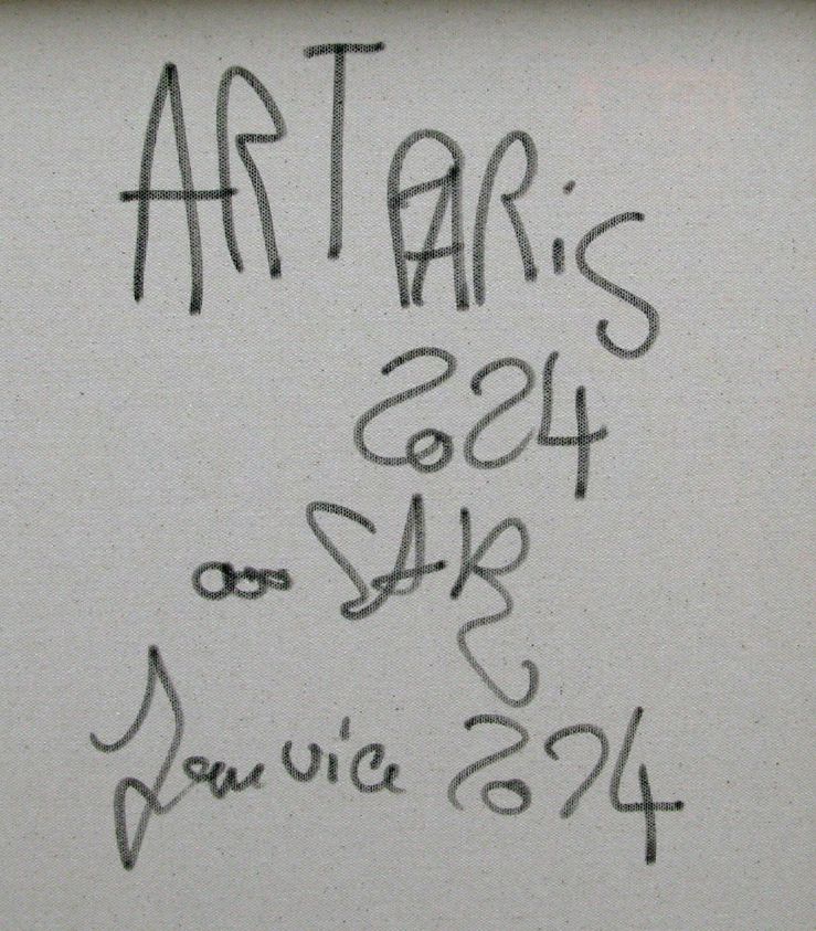 Tableau de RICO SAB a pour titre ART PARIS style street pop art, street art dim : RICO SABprix:950