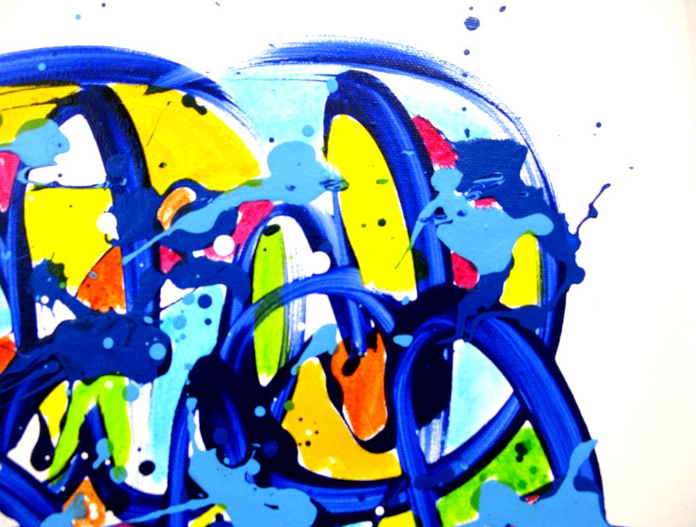 Tableau de STEPHANE RIME a pour titre Noname E53 style abstrait dim : STEPHANE RIMEprix:230