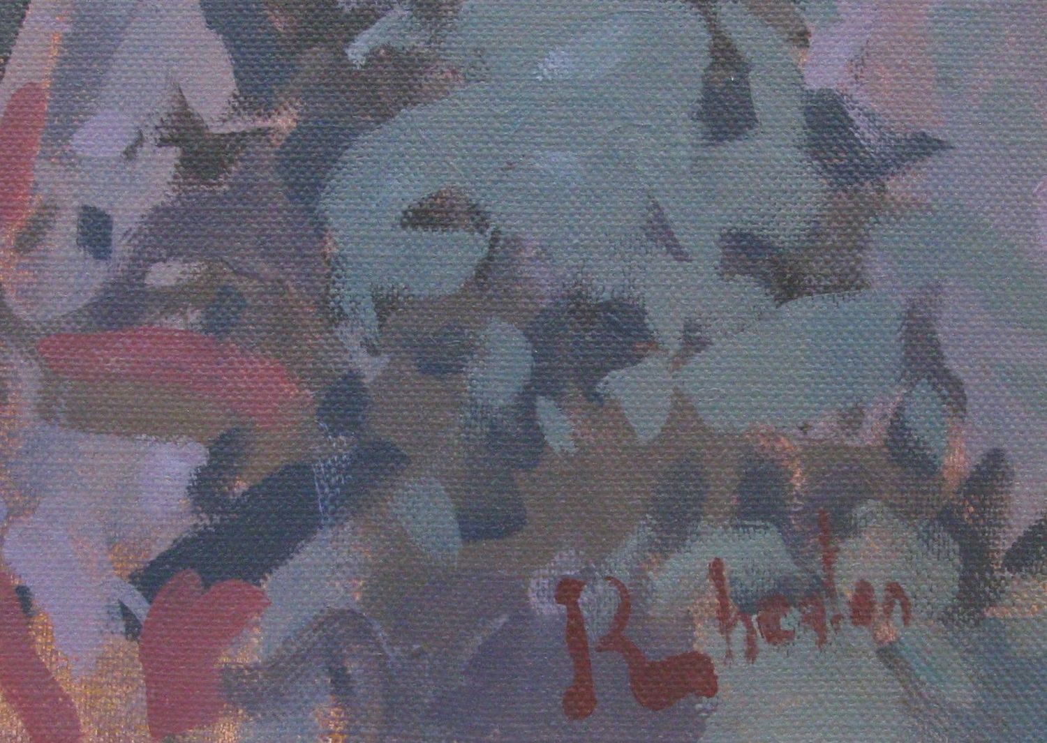 Tableau de HEATON RUDYARD a pour titre Rooftop Pool style figuratif dim : HEATON RUDYARDprix:900