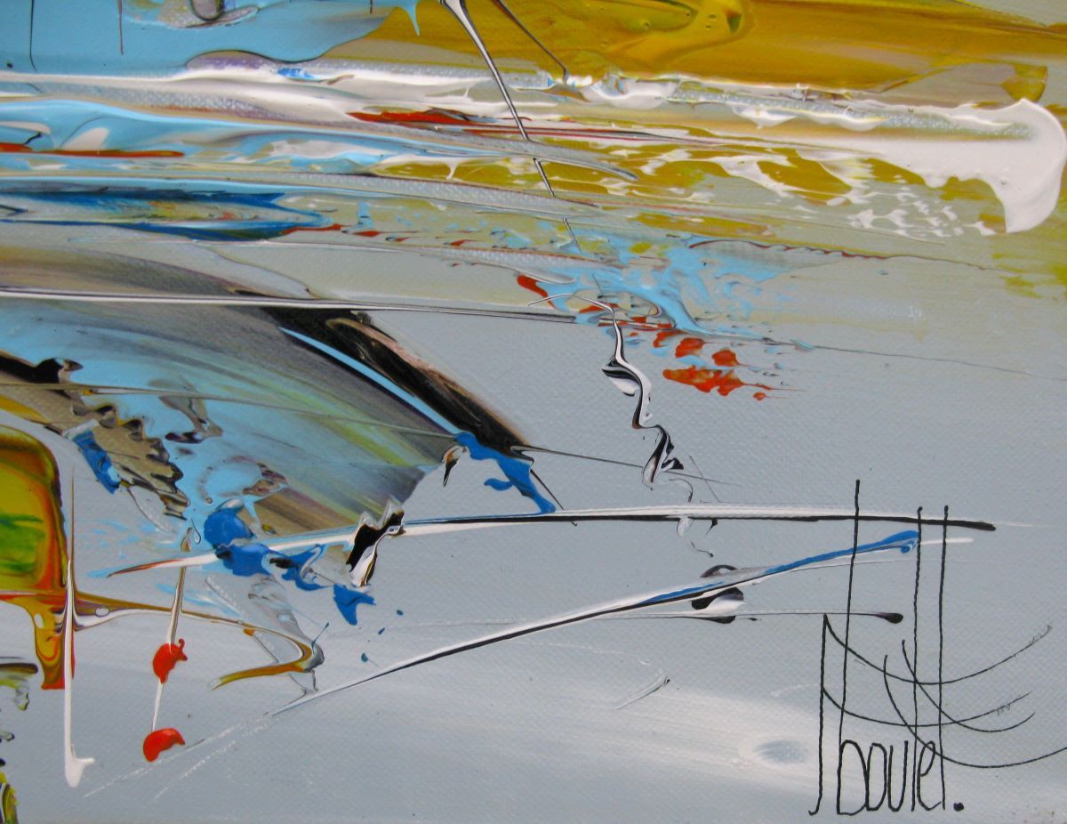 Tableau de F. BOUTET a pour titre Marine abstraite 2024-65 style figuratif dim : F. BOUTETprix:800