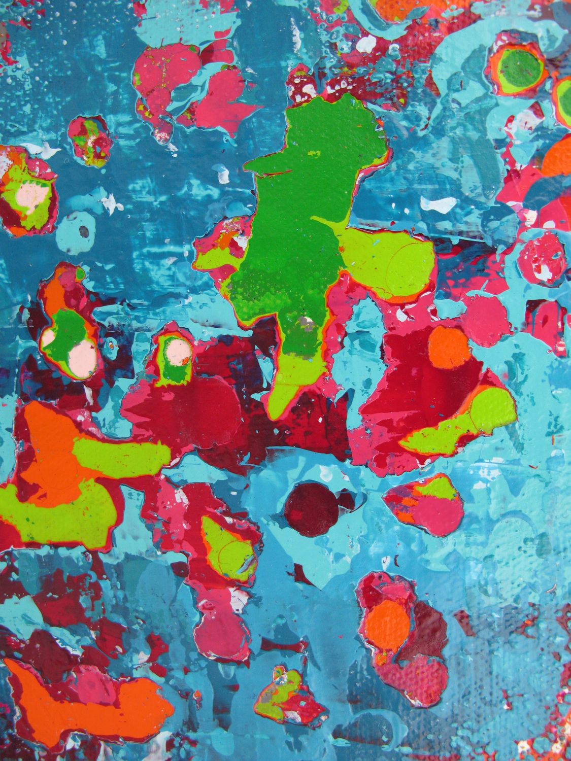 Tableau de CELINE WEBER a pour titre STONE PAR UNE NUIT D'ÉTÉ style abstrait dim : CELINE WEBERprix:950