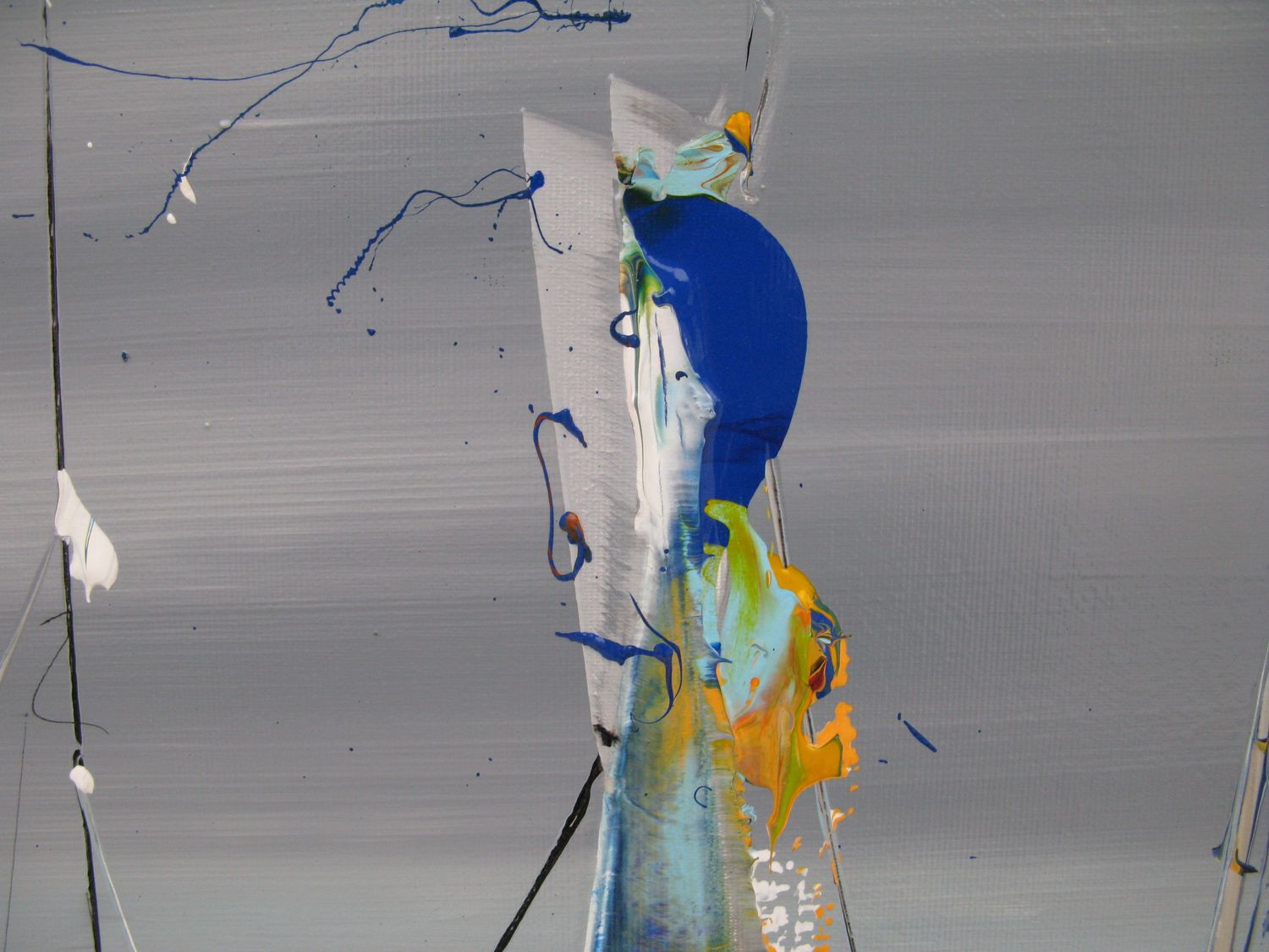 Tableau de F. BOUTET a pour titre MARINE ABSTRAITE 71 style figuratif dim : F. BOUTETprix:1100