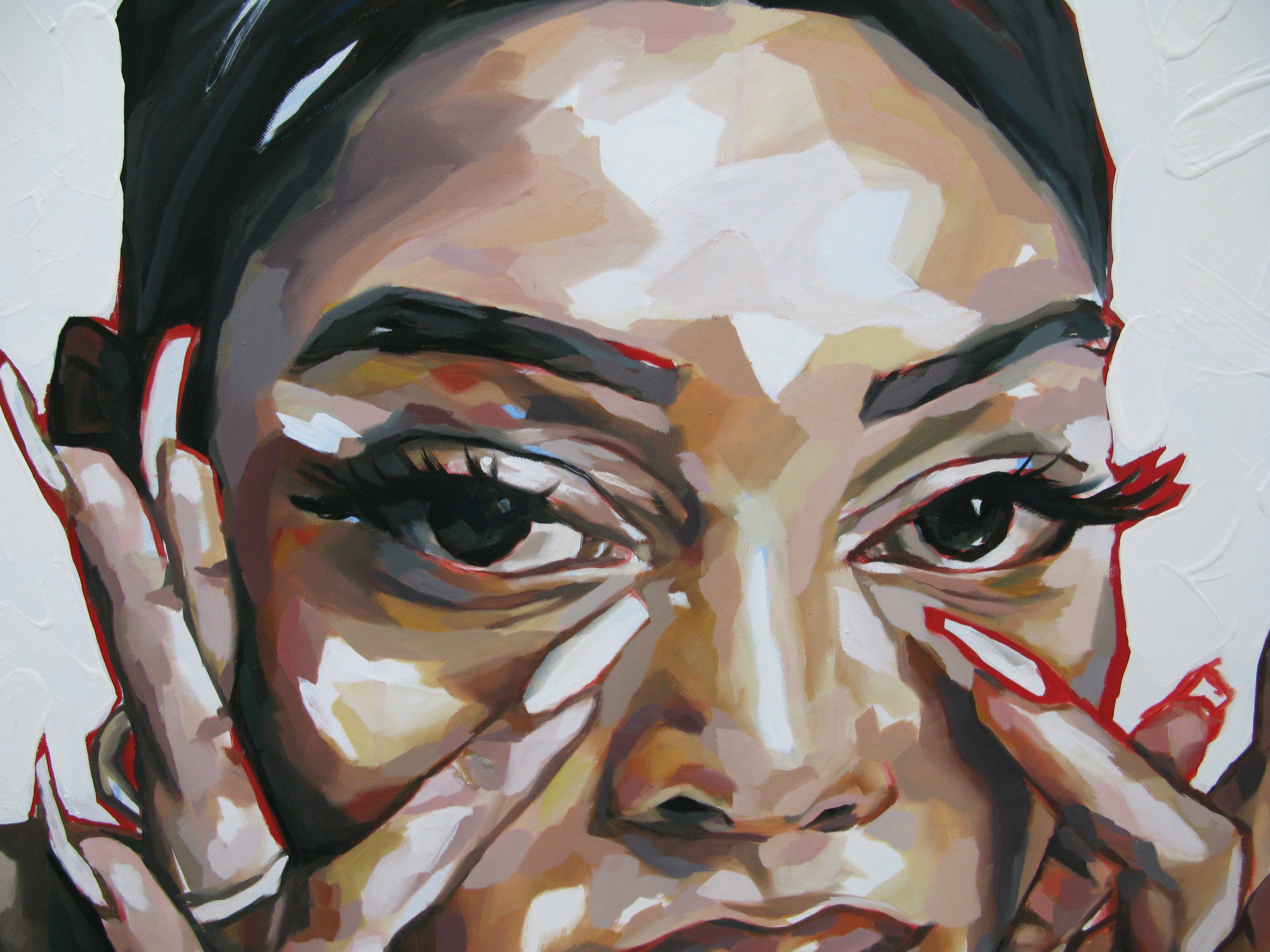 Tableau de FRESHA D a pour titre Regard style street art dim : FRESHA Dprix:950