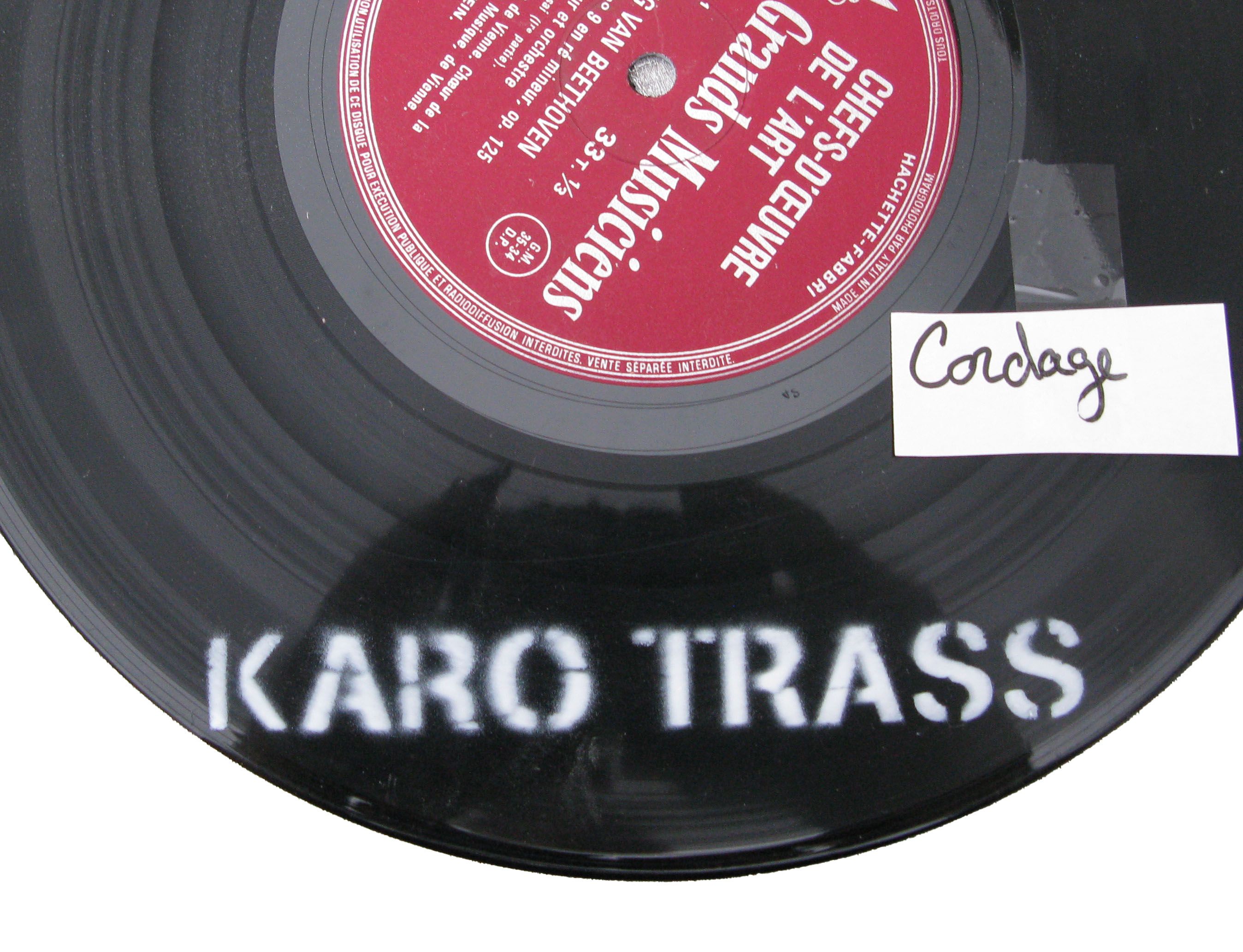 Tableau de KARO TRASS a pour titre Cordage style street pop art, street art dim : KARO TRASSprix:120