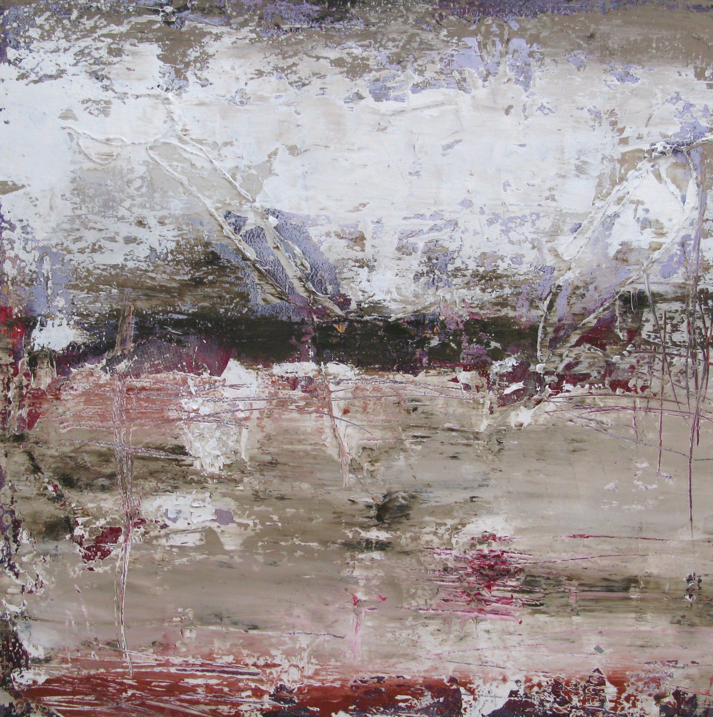 Tableau de TANIA CARRARA a pour titre NUANCES LAVANDE style abstrait dim : TANIA CARRARAprix:750