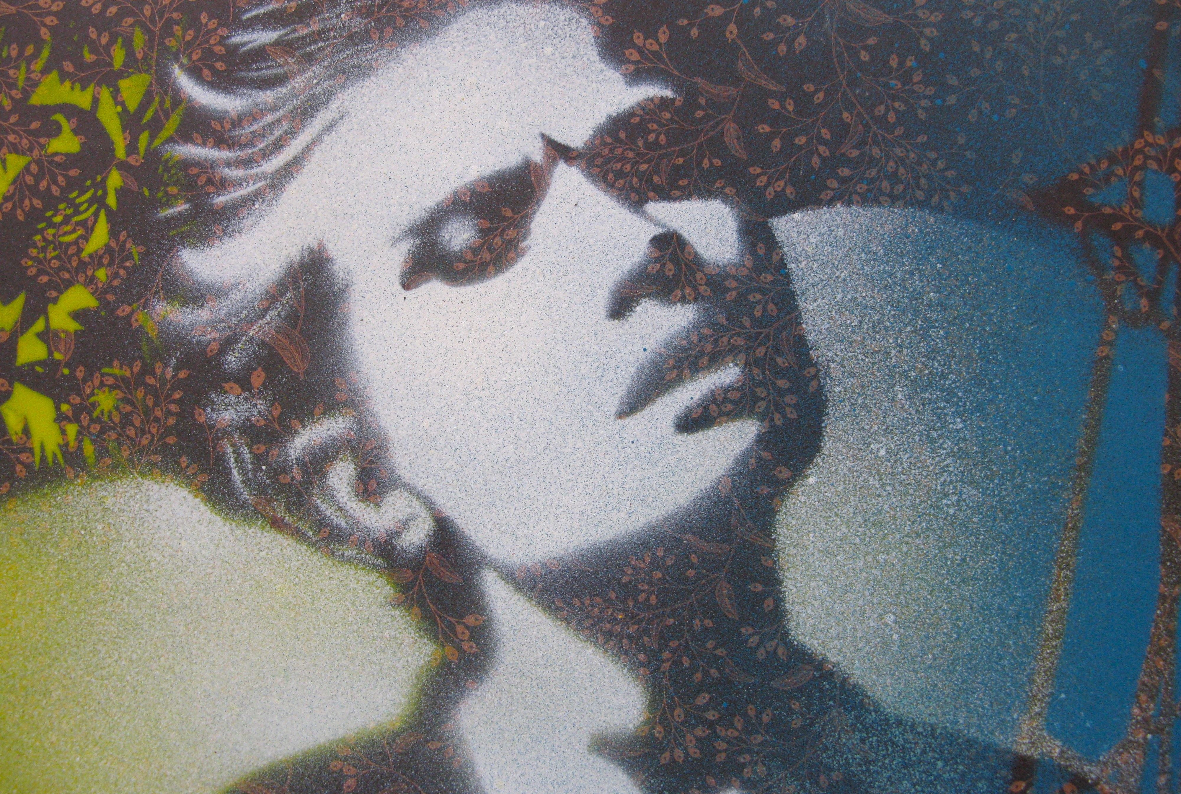 Tableau de KARO TRASS a pour titre Retour au port d'attache style street pop art, street art dim : KARO TRASSprix:90