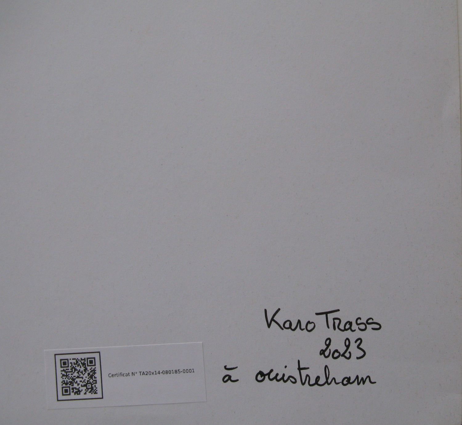 Tableau de KARO TRASS a pour titre Retour au port d'attache style street pop art, street art dim : KARO TRASSprix:90