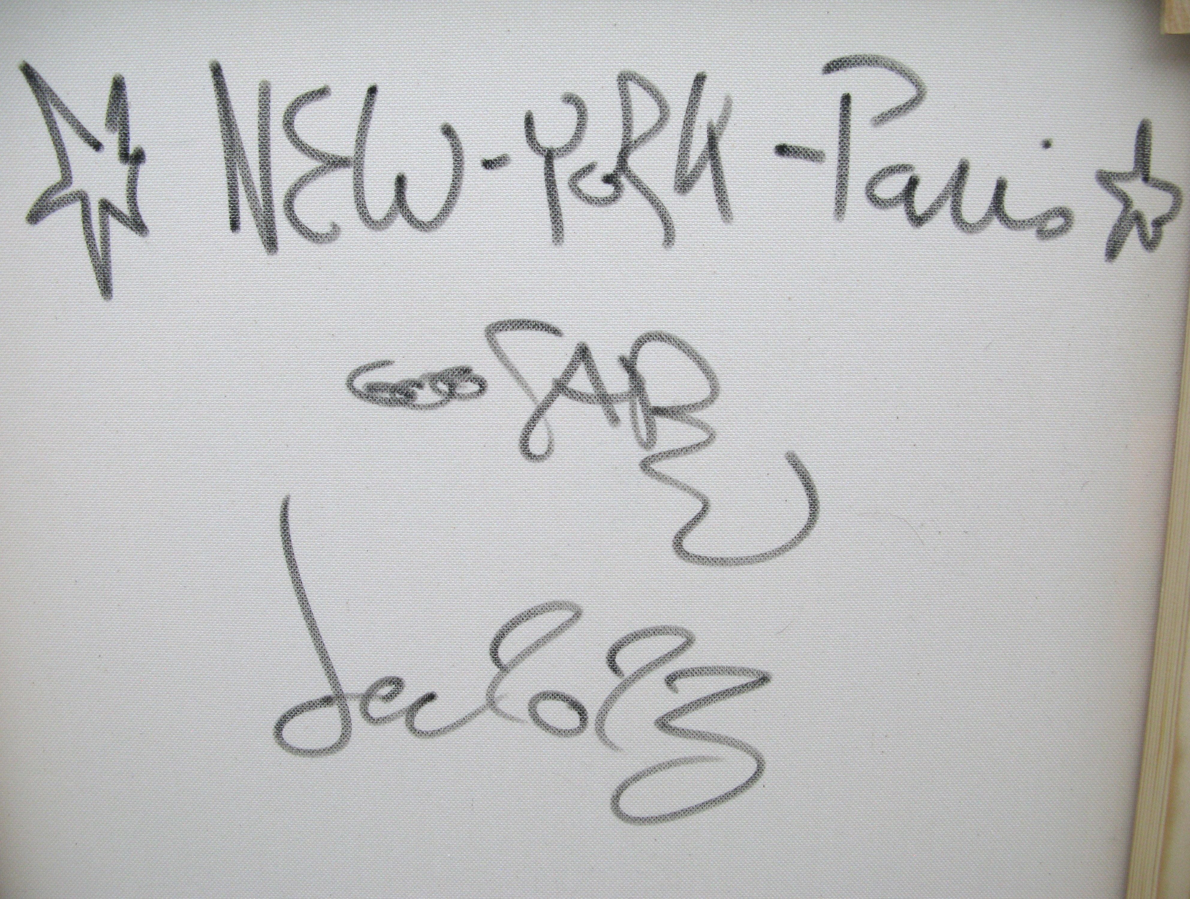 Tableau de RICO SAB a pour titre New york Paris style street pop art, street art dim : RICO SABprix:1350