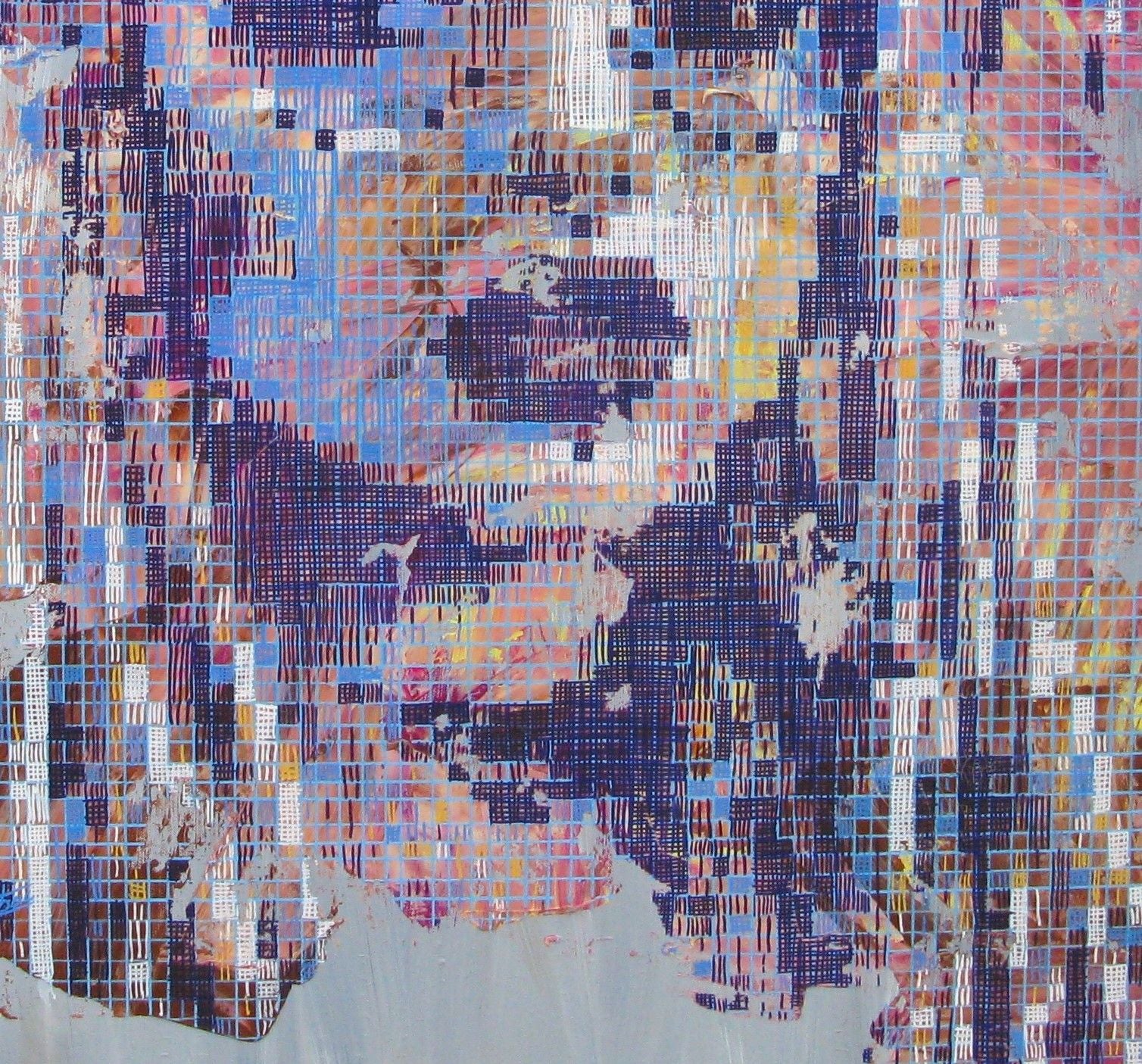 Tableau de NICOLAS JESBAC a pour titre REAPPROPRIATION HUMAINE URBAINE style figuratif, graphique dim : NICOLAS JESBACprix:1000