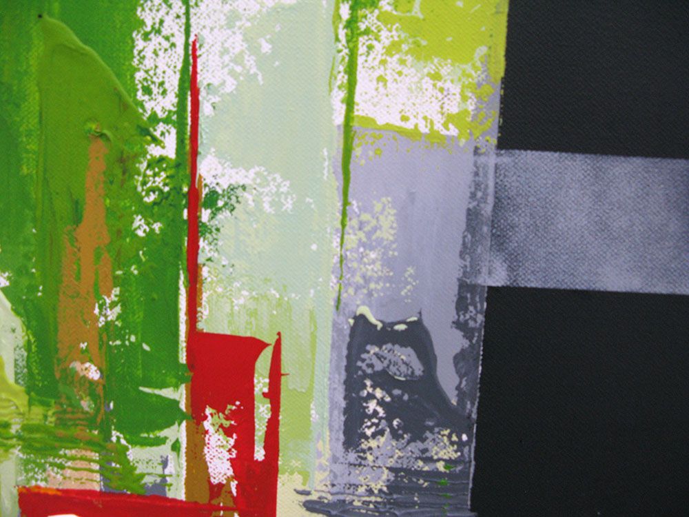 Tableau de FARID AMRAR a pour titre Atovisme style abstrait dim : FARID AMRARprix:240