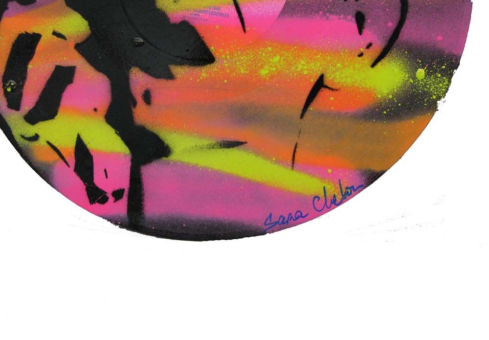 Tableau de SARA CHELOU a pour titre Gainsbourg style street pop art dim : SARA CHELOUprix:150