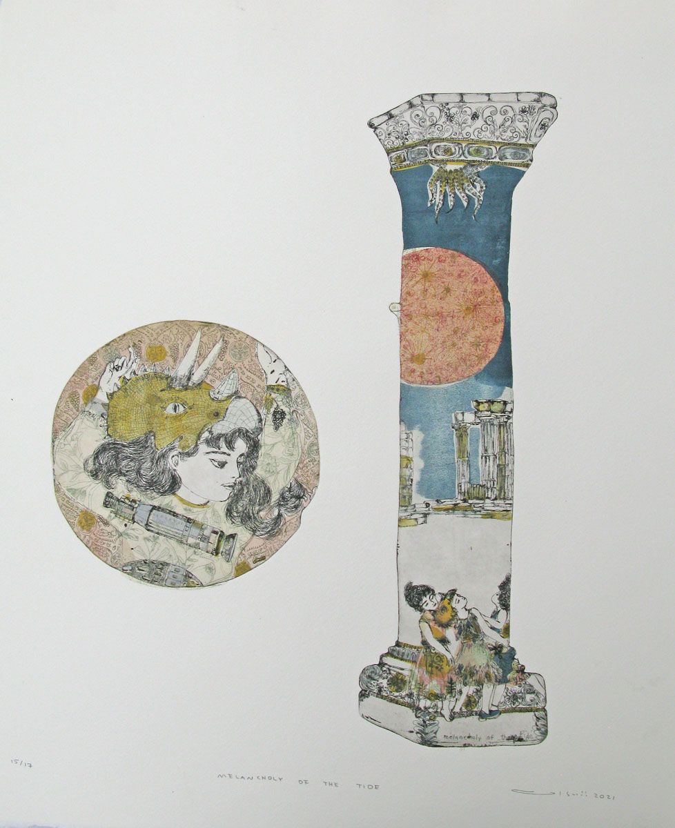 Editions d'art de ATSUKO ISHII a pour titre MELANCHOLY OF THE TIDE style figuratif dim : ATSUKO ISHIIprix:250
