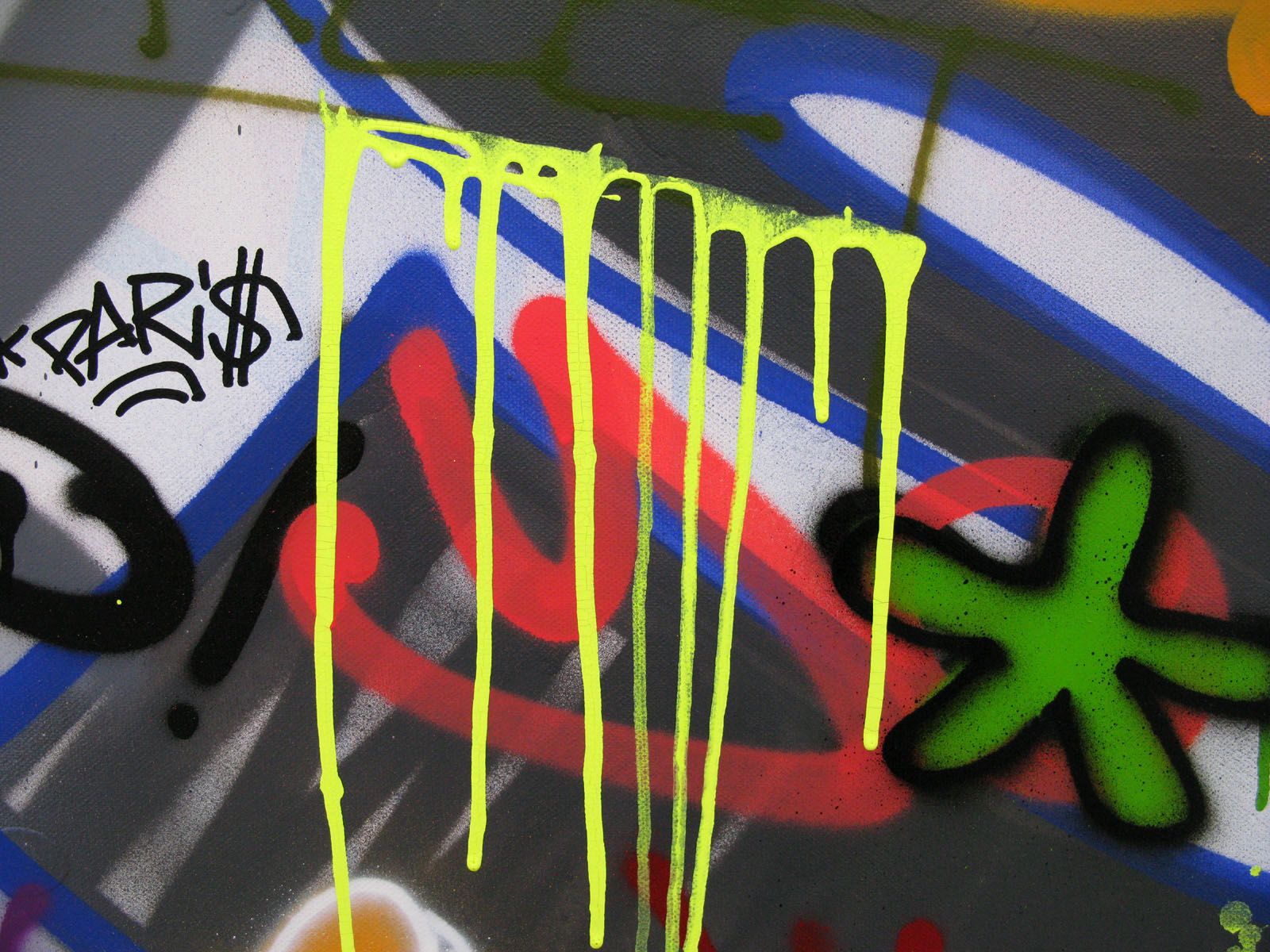 Tableau de KENY a pour titre COLORAMAX 16 style graffiti, street art dim : KENYprix:800