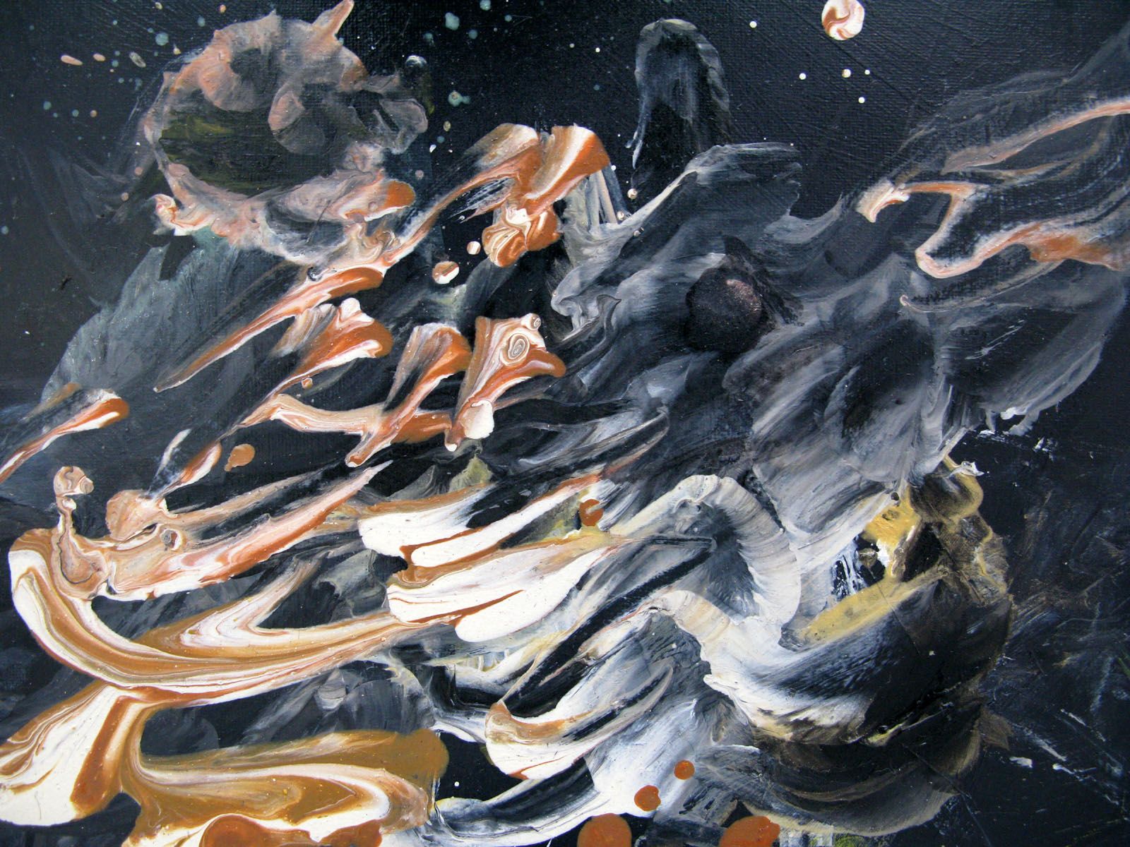 Tableau de RINGER HERVE a pour titre SANS TITRE style abstrait dim : RINGER HERVEprix:160