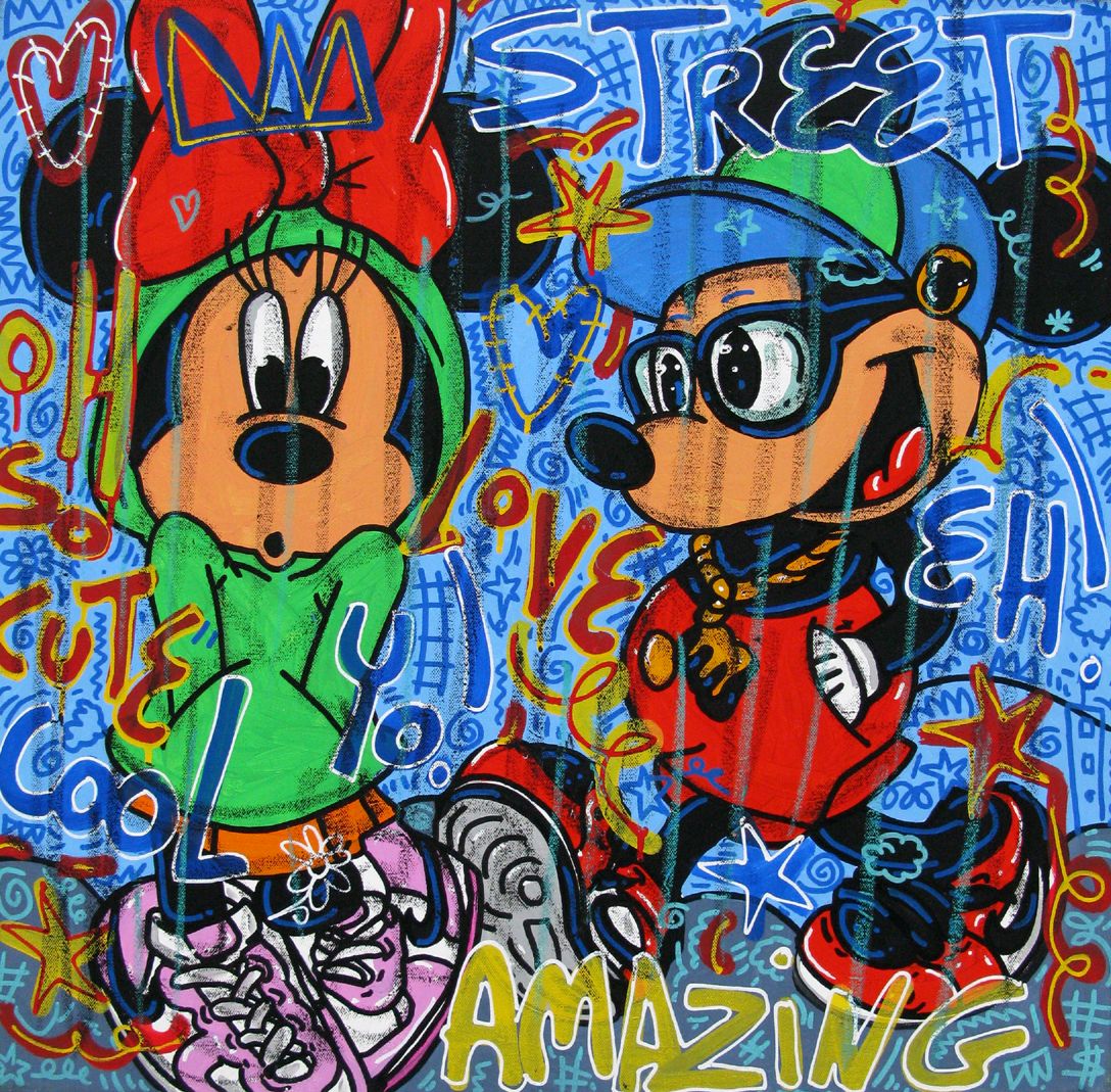 Tableau de RICO SAB a pour titre Be street style street pop art, street art dim : RICO SABprix:320