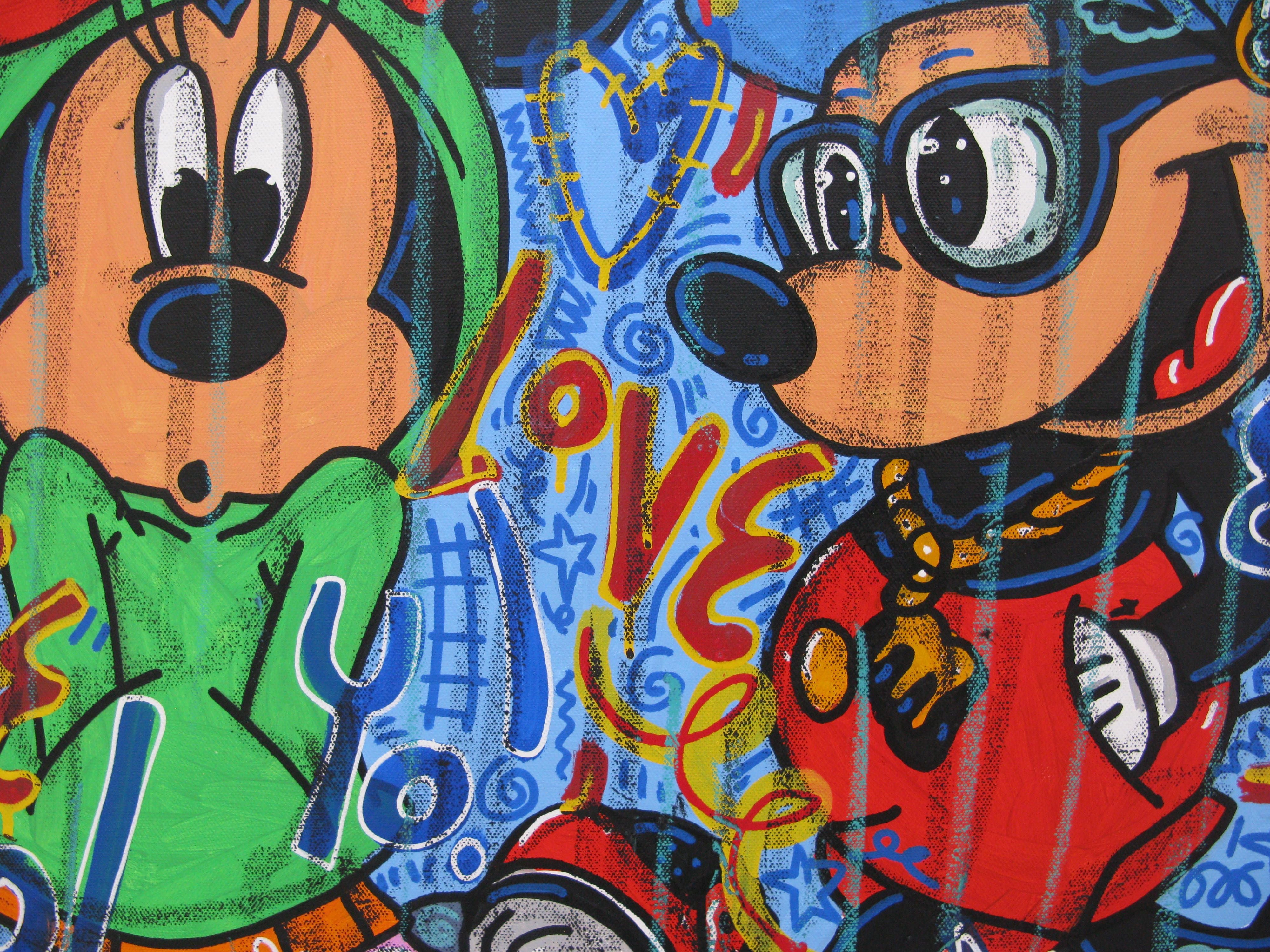 Tableau de RICO SAB a pour titre Be street style street pop art, street art dim : RICO SABprix:320