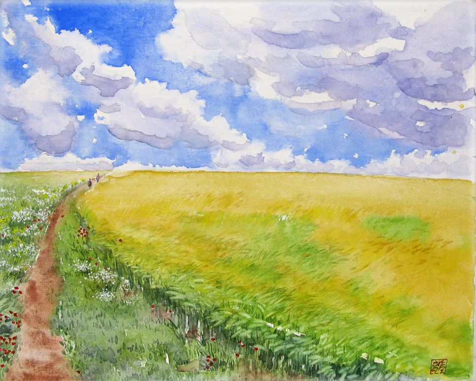 Ballade dans le champs de blé