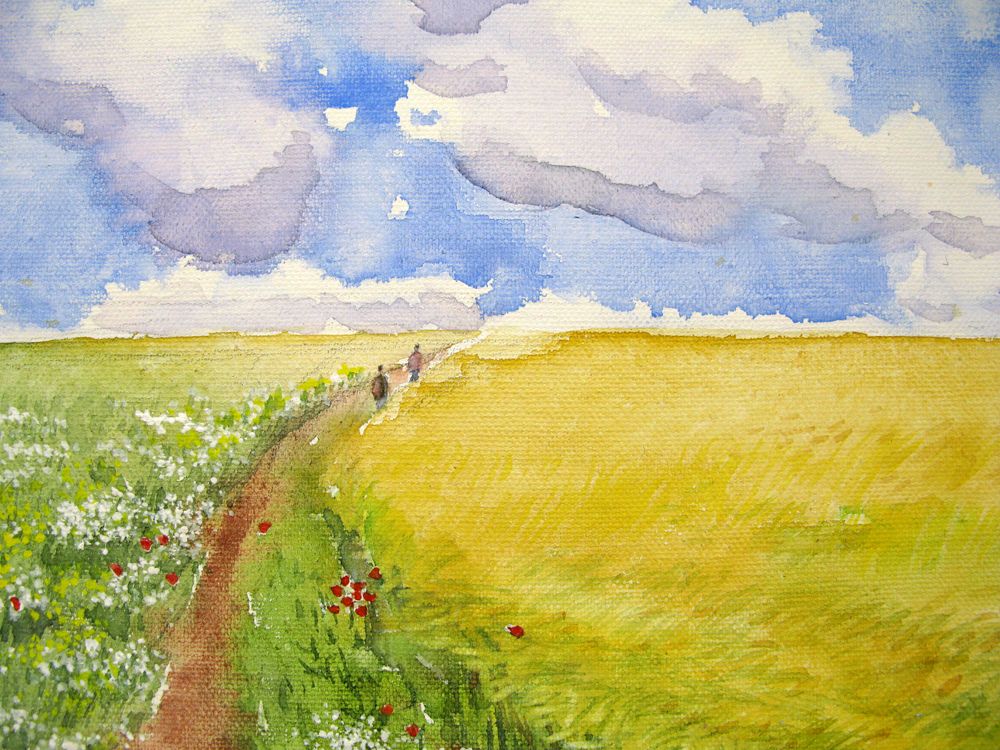 Ballade dans le champs de blé