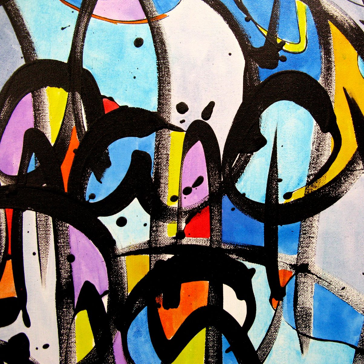 Tableau de STEPHANE RIME a pour titre noname D123 style abstrait dim : STEPHANE RIMEprix:430
