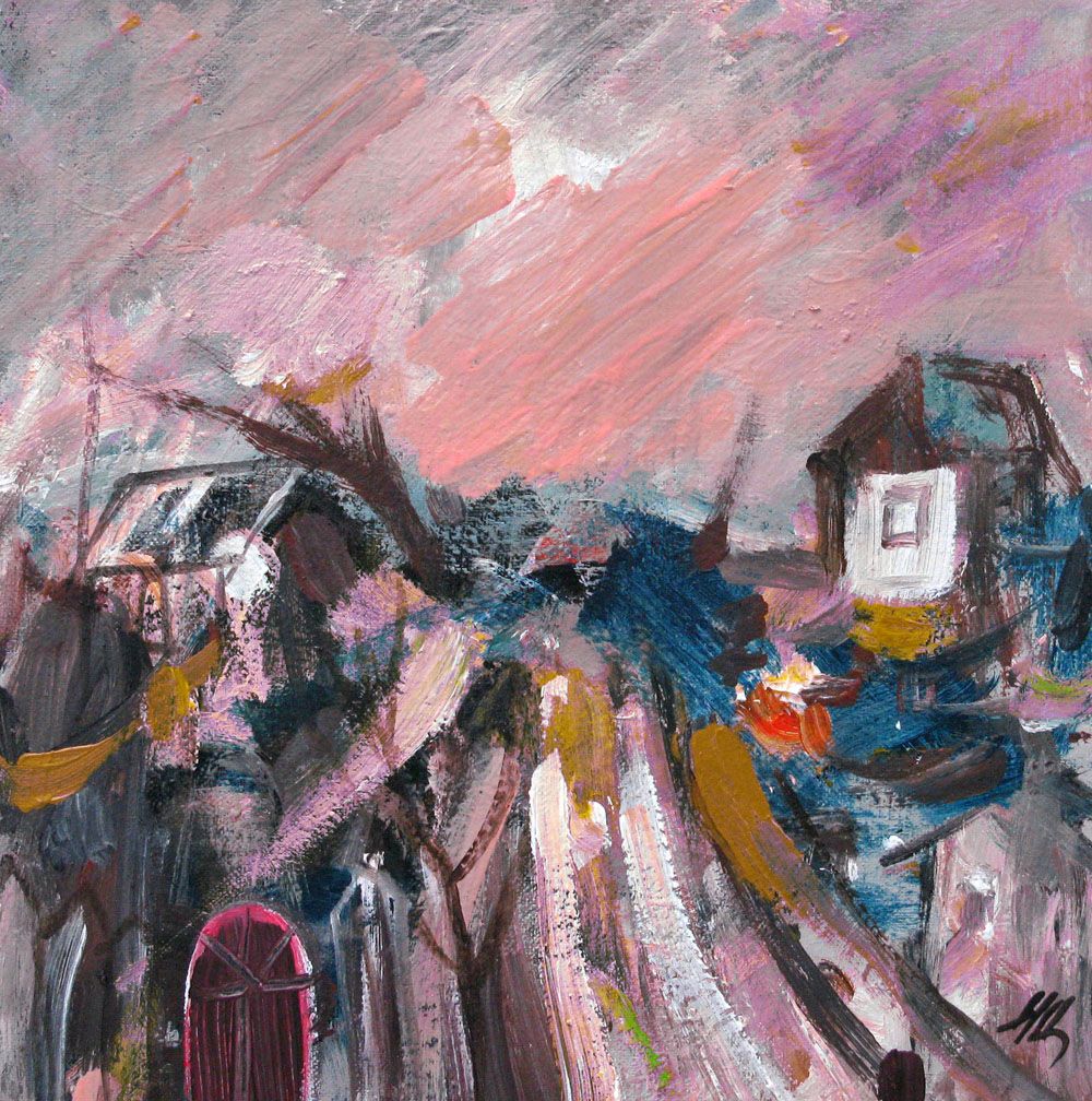 Tableau de IVAN TZONEV a pour titre SELO-1 style figuratif dim : IVAN TZONEVprix: