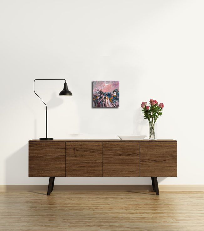 Tableau de IVAN TZONEV a pour titre SELO-1 style figuratif dim : IVAN TZONEVprix: