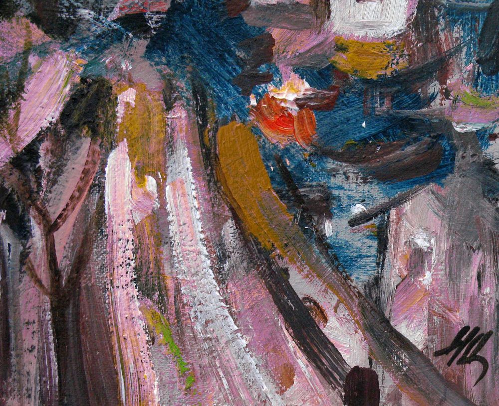 Tableau de IVAN TZONEV a pour titre SELO-1 style figuratif dim : IVAN TZONEVprix: