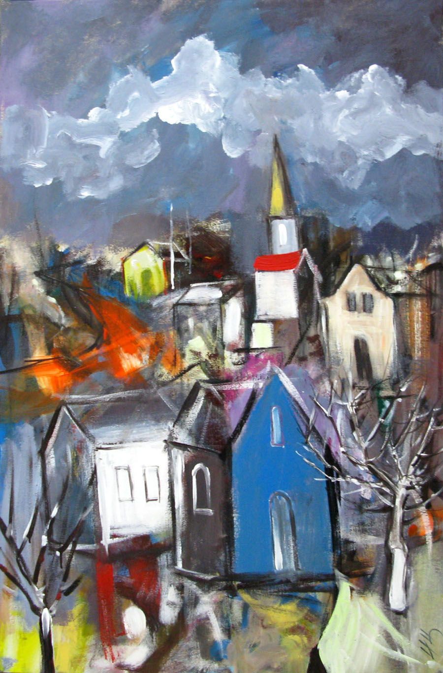Tableau de IVAN TZONEV a pour titre SELO-N style no dim : IVAN TZONEVprix: