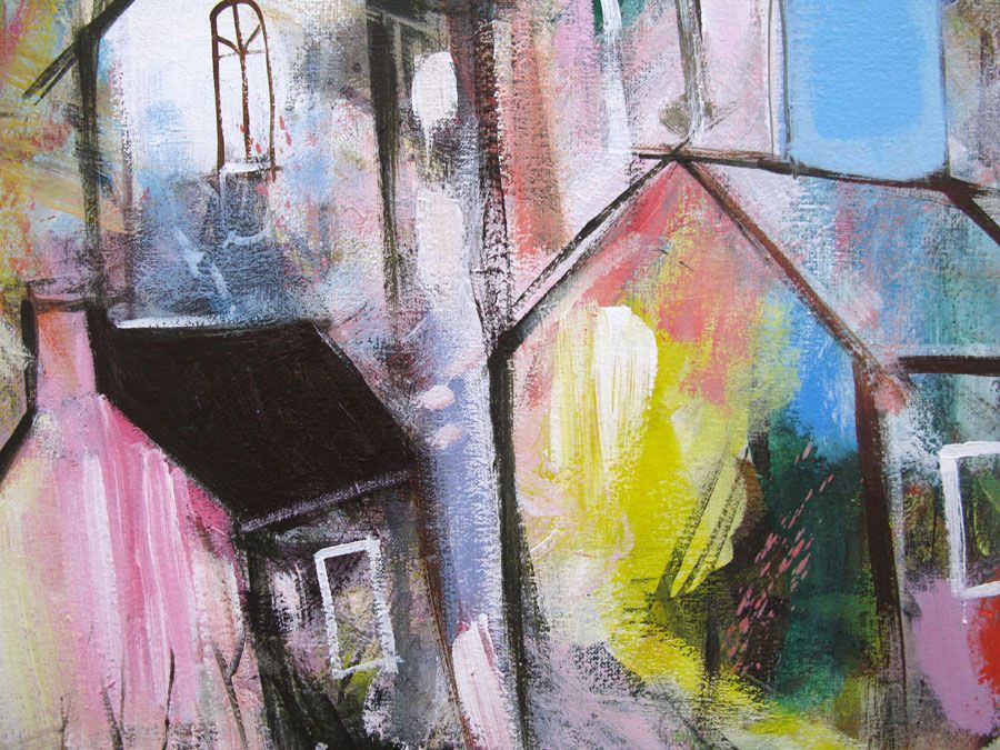 Tableau de IVAN TZONEV a pour titre SELO-C style figuratif dim : IVAN TZONEVprix:
