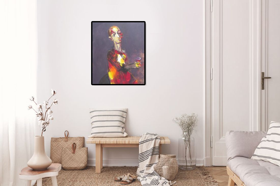 Tableau de IVAN TZONEV a pour titre NAZDRAVE style no dim : IVAN TZONEVprix: