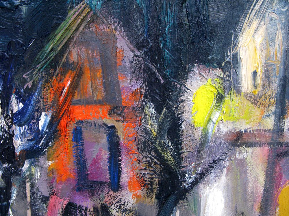 Tableau de IVAN TZONEV a pour titre SELO -M3 style figuratif dim : IVAN TZONEVprix:300