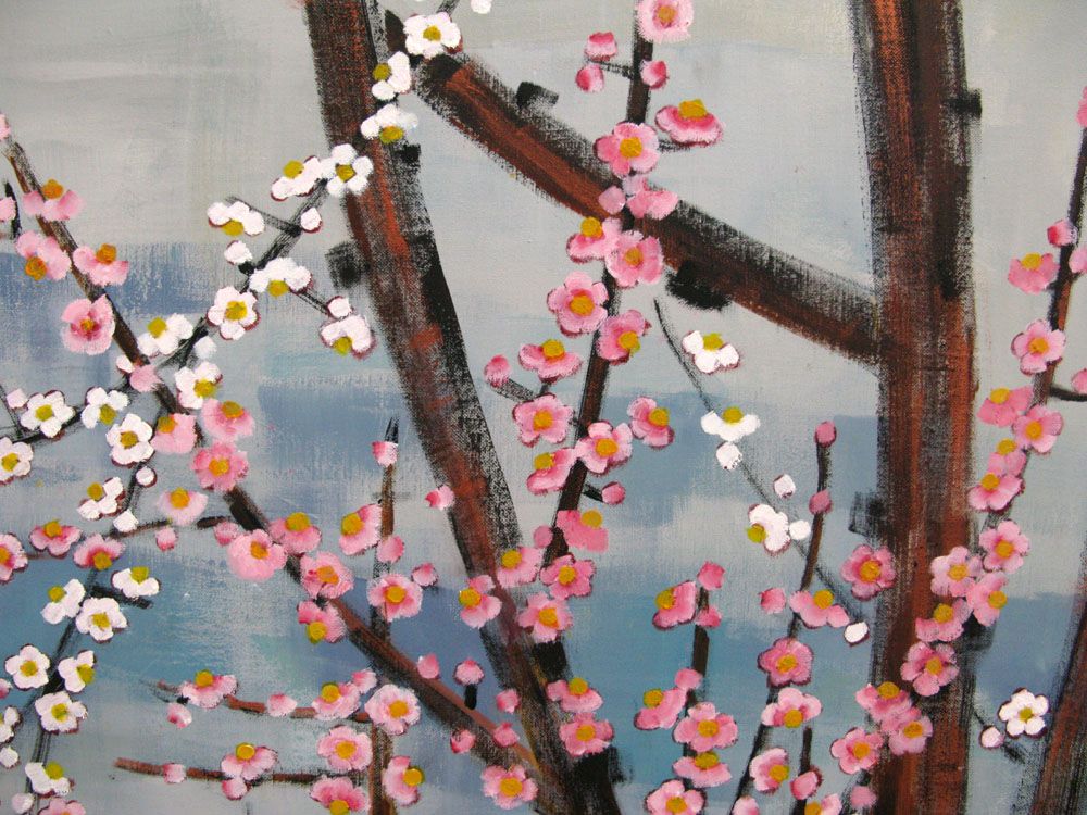 Tableau de JEONG MIN LEE a pour titre FLORAISON MATINALE style figuratif dim : JEONG MIN LEEprix: