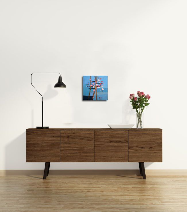 Tableau de JEONG MIN LEE a pour titre QUIETUDE style figuratif dim : JEONG MIN LEEprix: