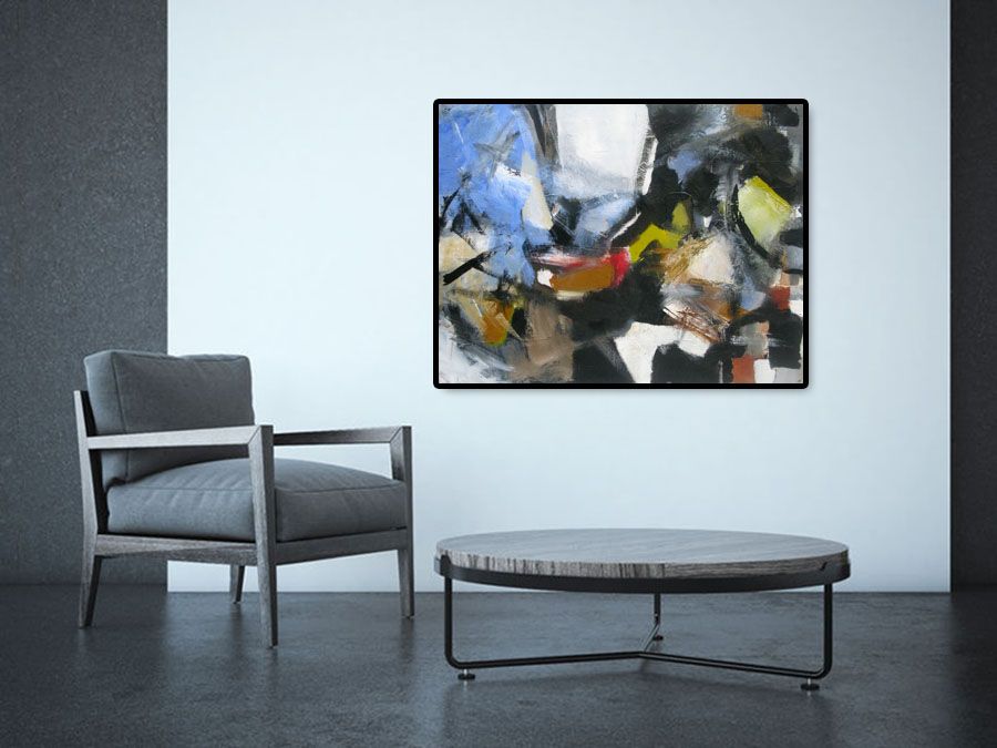 Tableau de JM BARROIS a pour titre SONGE 10-05 style abstrait dim : JM BARROISprix:800