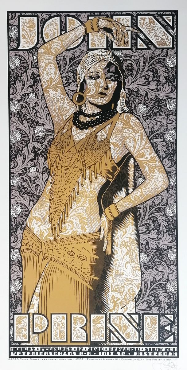 Editions d'art de CHUCK SPERRY a pour titre JOHN PRINE TEST GOLD/BRONZE style figuratif dim : CHUCK SPERRYprix:600