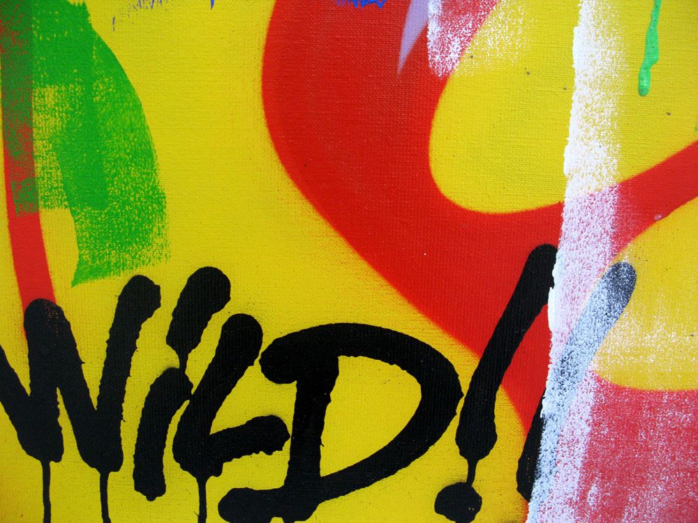 Tableau de KENY a pour titre COLORAMAX 6 style graffiti, street art dim : KENYprix:450