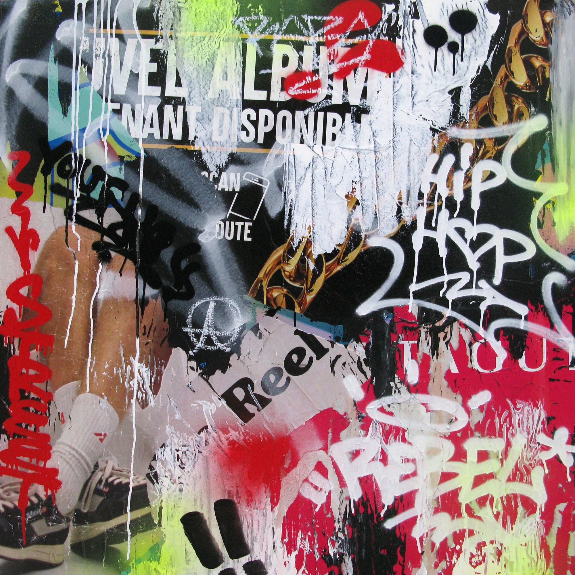 Tableau de KENY a pour titre Spray Art style graffiti, street art dim : KENYprix:800
