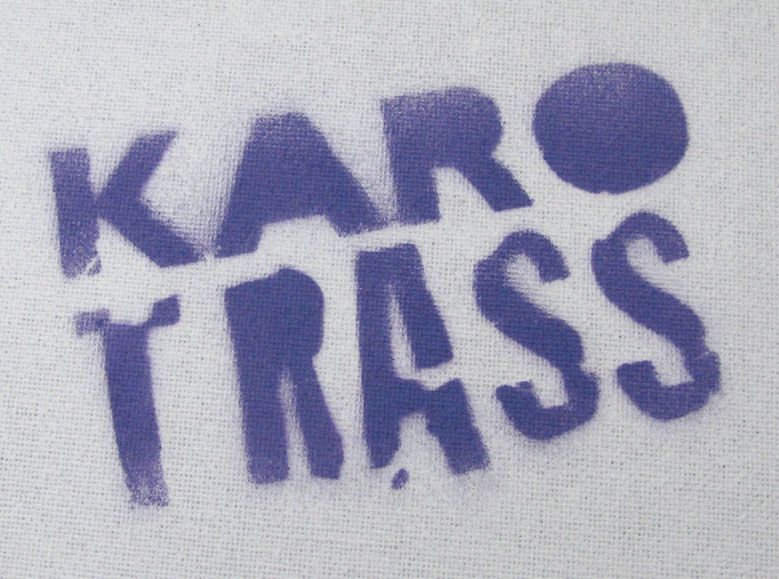 Tableau de KARO TRASS a pour titre Mermaid style street pop art, street art dim : KARO TRASSprix:150